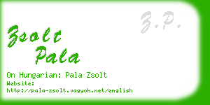 zsolt pala business card